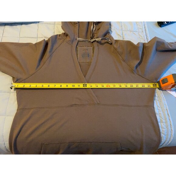 DANSKIN NOW Ladies Kangaroo Pocket Relaxed Fit Lounge Hoodie- SZ 2XL - NEW Stret - Picture 3 of 9